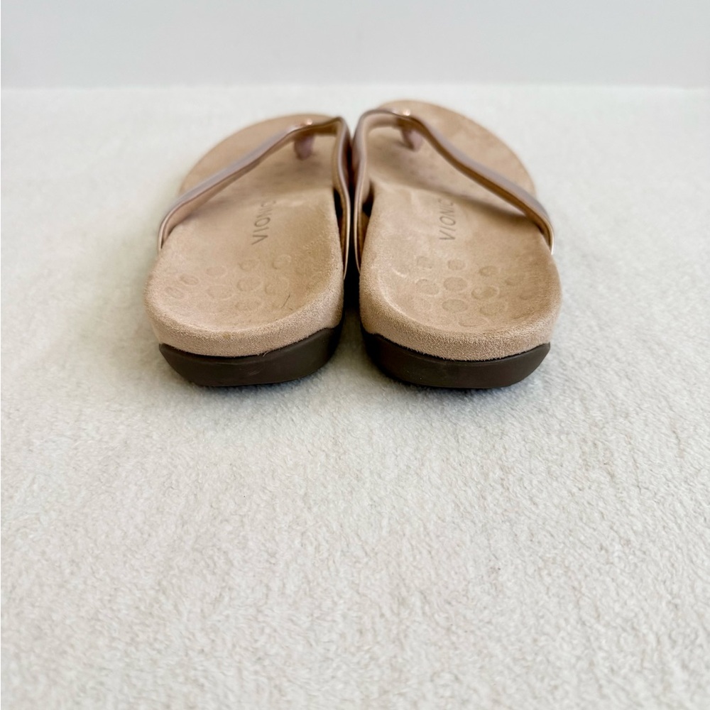 Vionic Rose Gold Thong Sandals Women’s Size 9 Comfort Arch Support Shoes - Picture 4 of 8